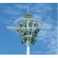 polygonal high mast lighting pole for street, road and square application